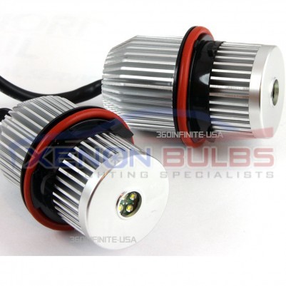 40w CREE BMW E60 E61 E39 E53 X5 E65 E66 5 7 LED MARKER ANGEL RINGS